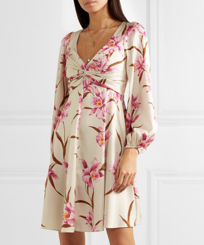 Location Robe de soirée Zimmermann, modèle Corsage Knot Floral 2