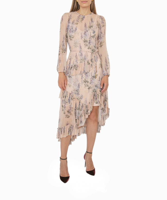 Location Robe de soirée Zimmermann Maples Lilas