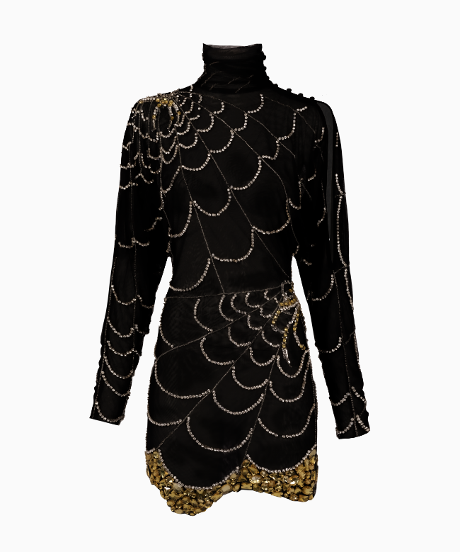 Location Robe de soirée Mimi Liberté, modèle Spider. 1