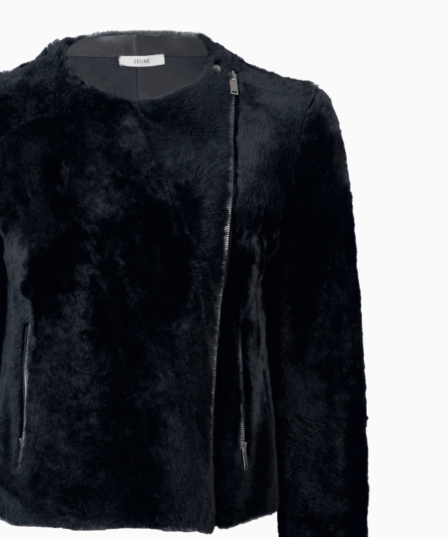 Achat Veste Céline, modèle Black Shearling par Phoebe Philo 3