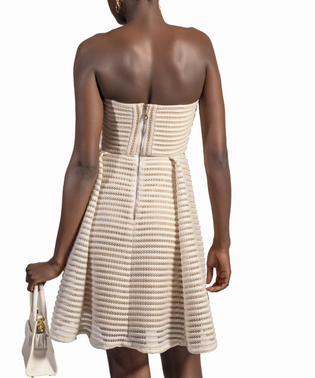 Location Robe de soirée Elie Saab Gold Stripes 4