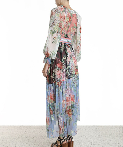 Location Robe de soirée Zimmermann Bellitude Spliced 4