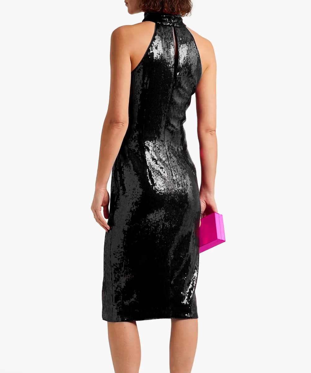 Location Robe de soirée ElKin Black Rachel Zoé 2