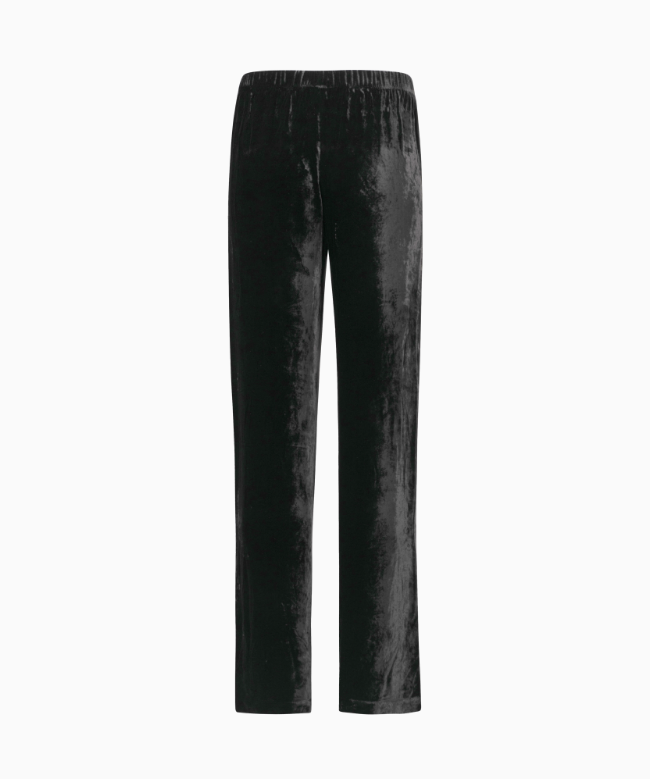 Location et Achat Pantalon Alberta Ferretti, modèle Palazzo en Velours Noir 2
