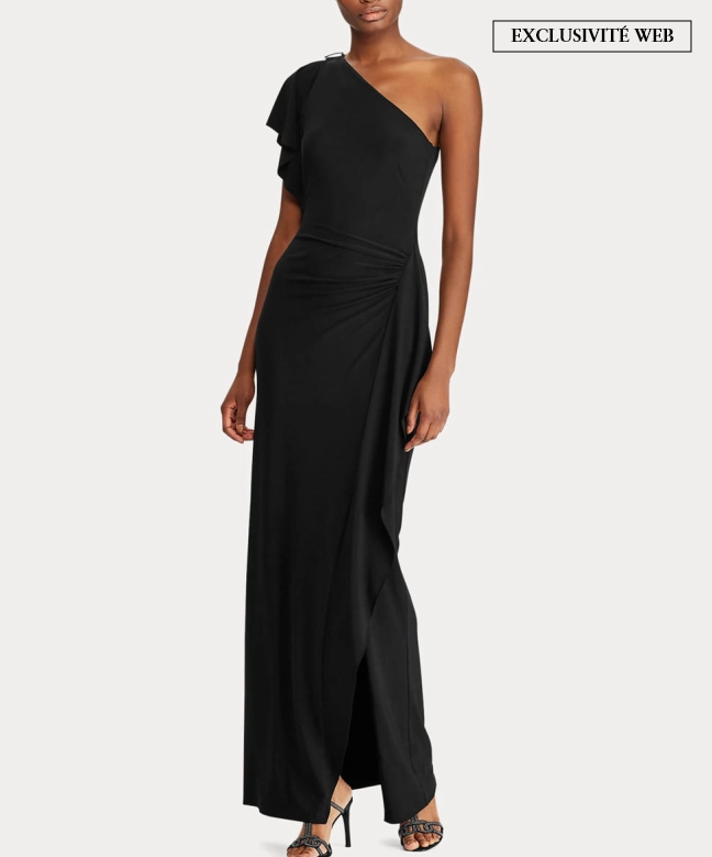 Location Robe de soirée Ralph Lauren Asymétrique Broché 1