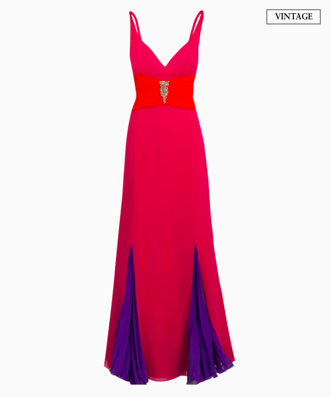 Location Robe de soirée Ungaro, modèle Drapée Bicolor 1