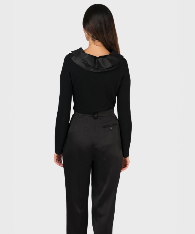 Achat top Giorgio Armani, modèle Col Bateau Satin FW2012 5