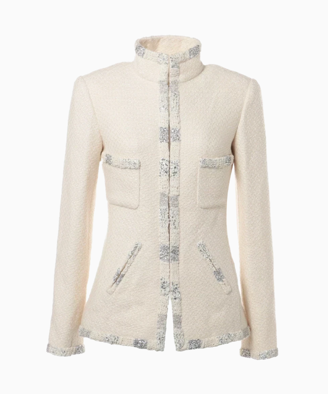 Location Veste Chanel, modèle Paris-Bombay Écru 2012 Metiers d'Art Paris-Bombay 1