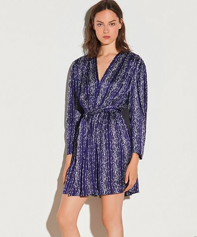 Location Robe de soirée Angel Satin Jacquard Sandro 4