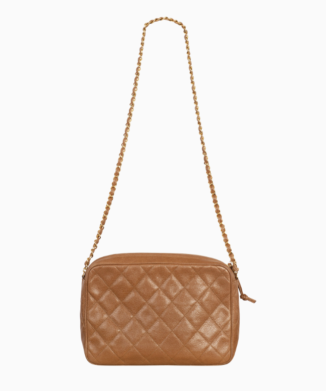 Achat Sac Chanel, modèle Camera Vintage Cuir 80's 3
