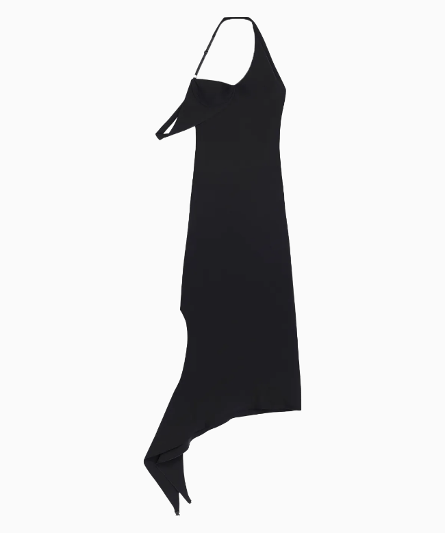 Location Robe de soirée Courrèges, modèle Undressed Tech Black 2