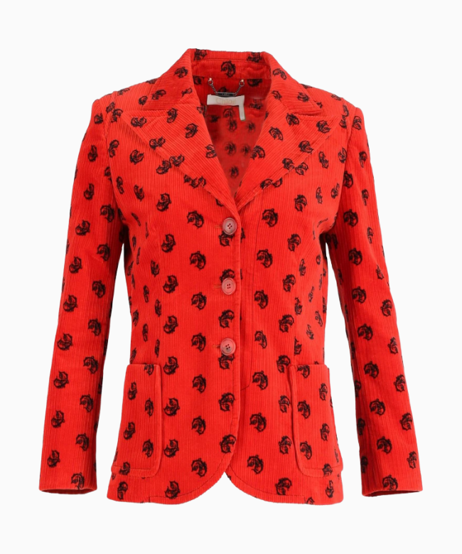 Location et Achat veste Chloé, modèle Red Pre-Fall 2018 par Natacha Ramsay-Levi 2