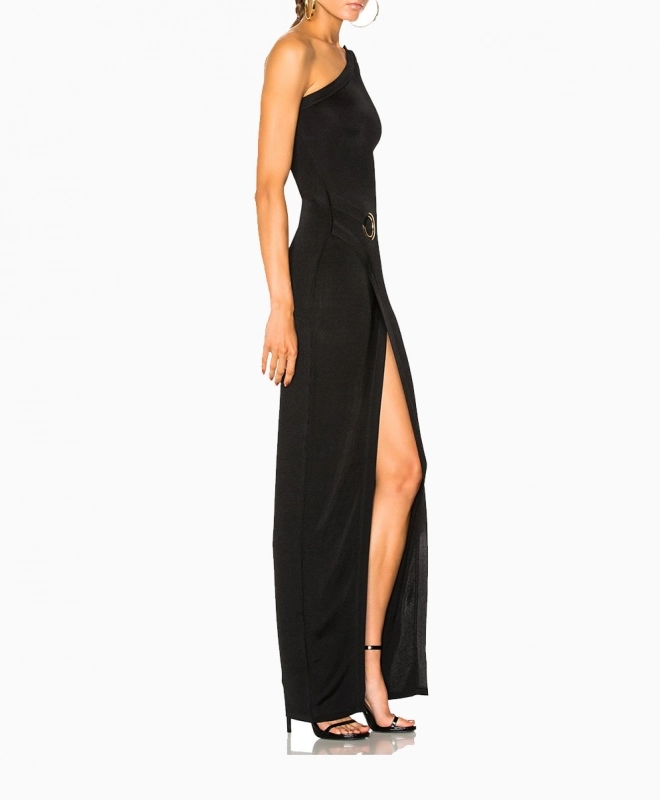 Location Robe de soirée Balmain One Shoulder 3