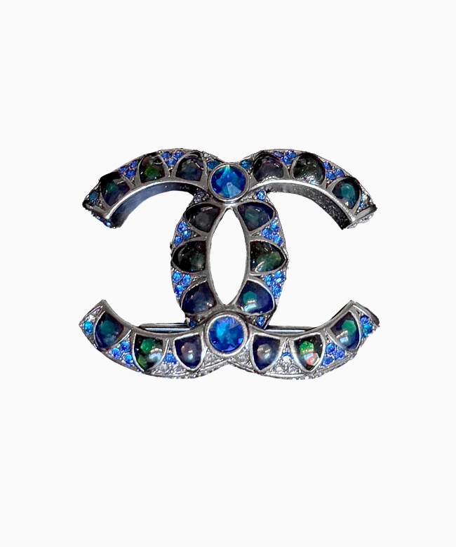 Achat Broche Chanel, modèle Bleu Nocturne Pre Fall 2019