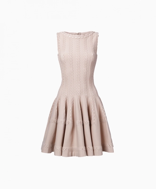 Location Robe de soirée Alaïa Corolle Beige 1