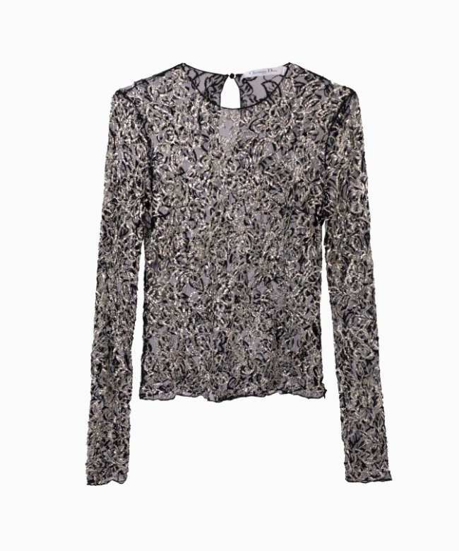 Location Top Dior, modèle Noir Graphique 2