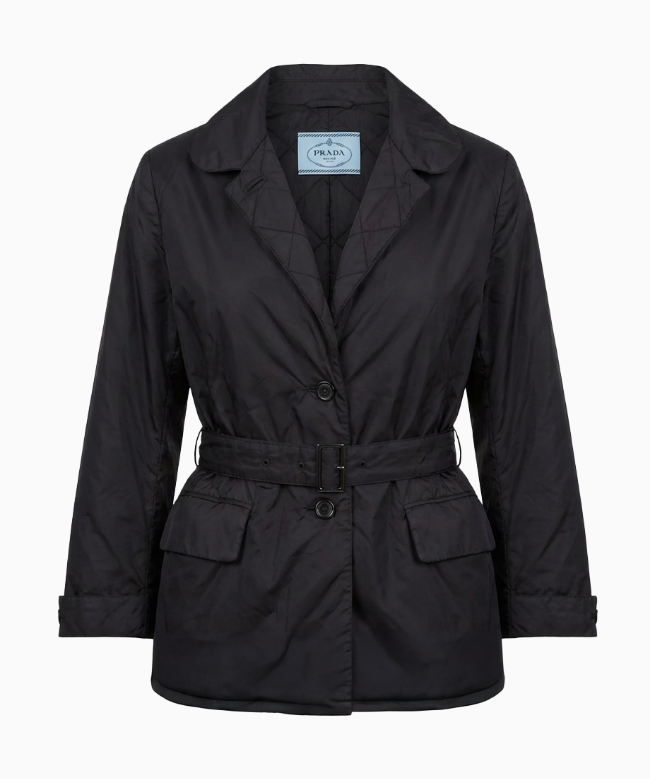 Achat Veste Prada, modèle Utility Black 2015 2