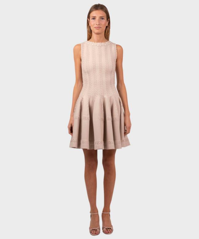 Location Robe de soirée Alaïa Corolle Beige 2