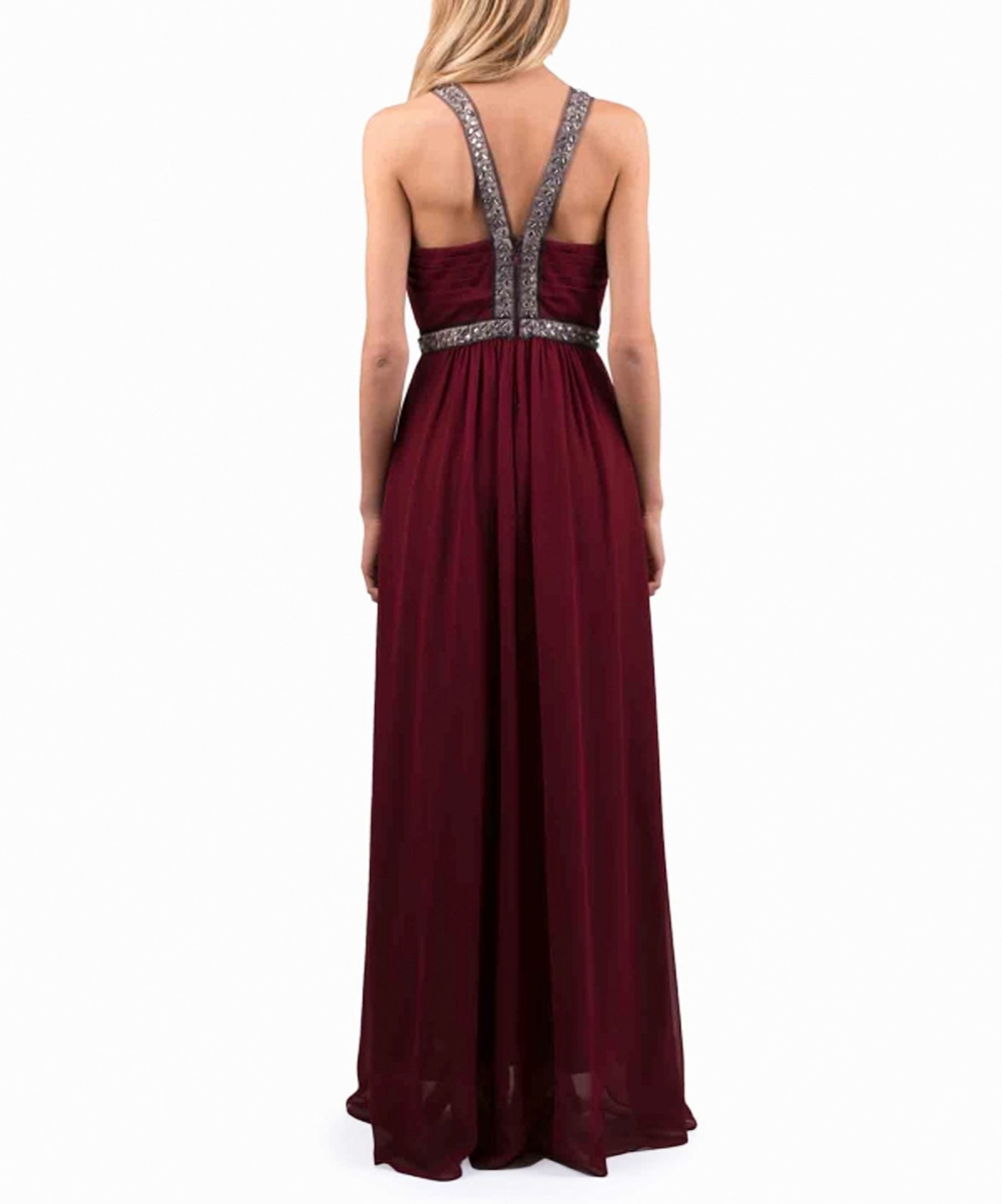 Location Robe de soirée BCBG Burgundy Stone 3