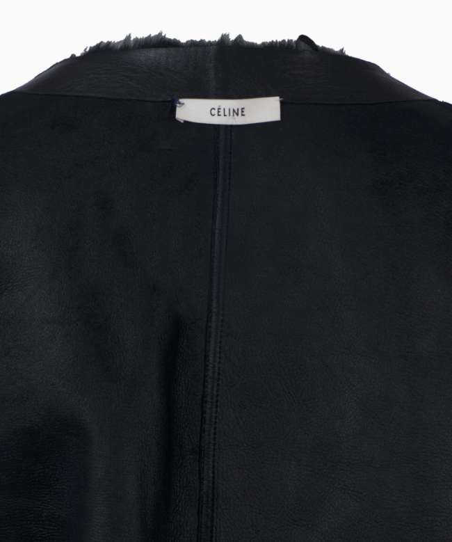 Achat Veste Céline, modèle Black Shearling par Phoebe Philo 4