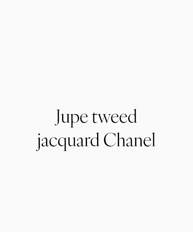 Achat Jupe Chanel, modèle Tweed Jacquard 2005