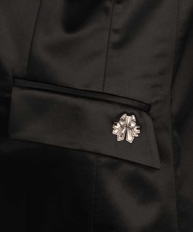 Location veste John Galliano, modèle Cuir Noir 2