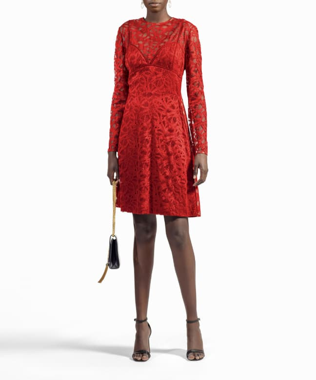 Location Robe de soirée Ruby Dentelle Elie Saab 1