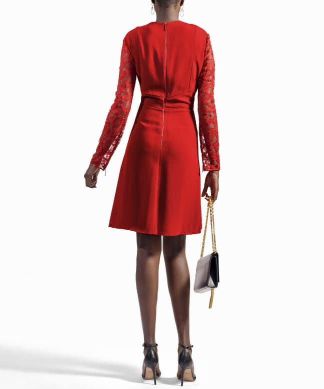 Location Robe de soirée Ruby Dentelle Elie Saab 2