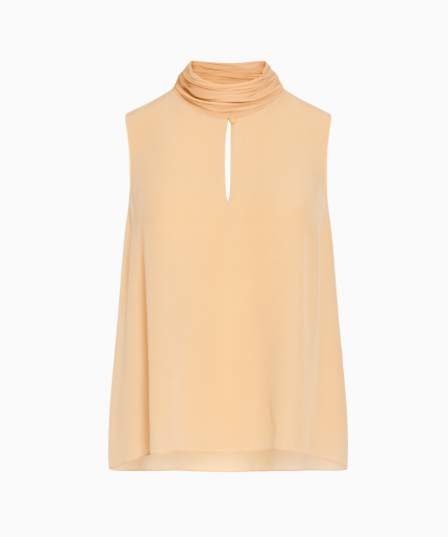 Location et Achat Top Chloé, modèle Col Drapé Pêche FW2012 1