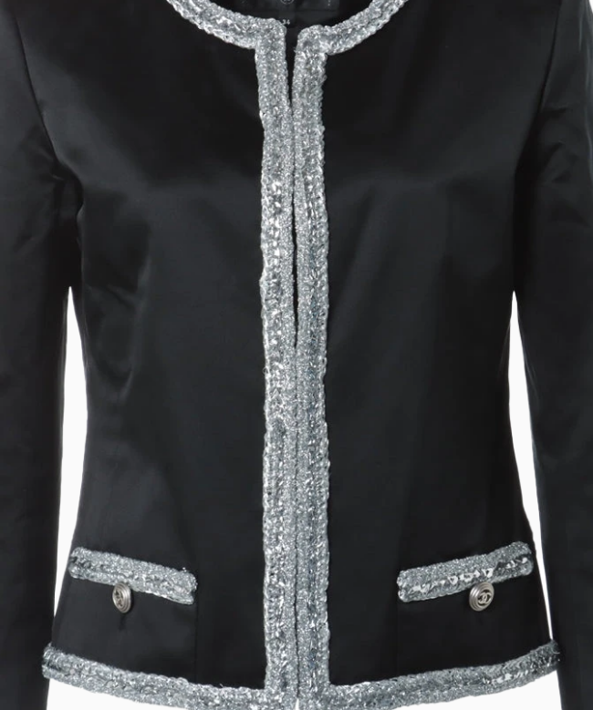 Location et Achat Veste Chanel, modèle Bordures Brodées SS2020 4