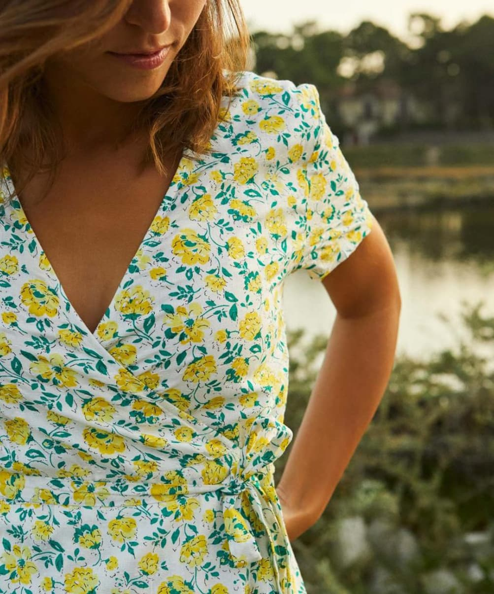 Location Robe de soirée Petite Mendigote Agnès Jaune 4