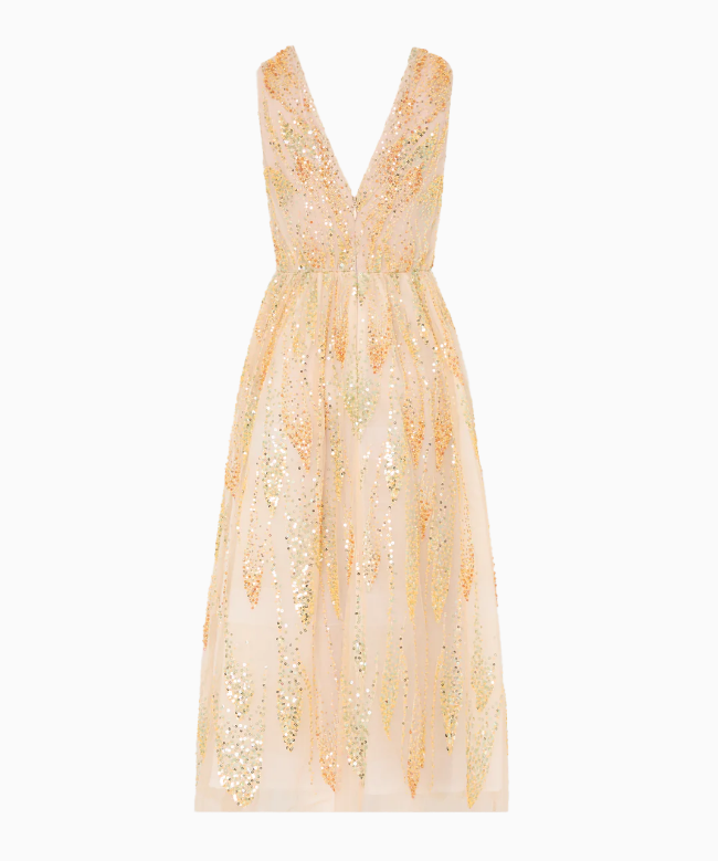 Location Robe midi Milly, modèle Tinsley Tulle 4