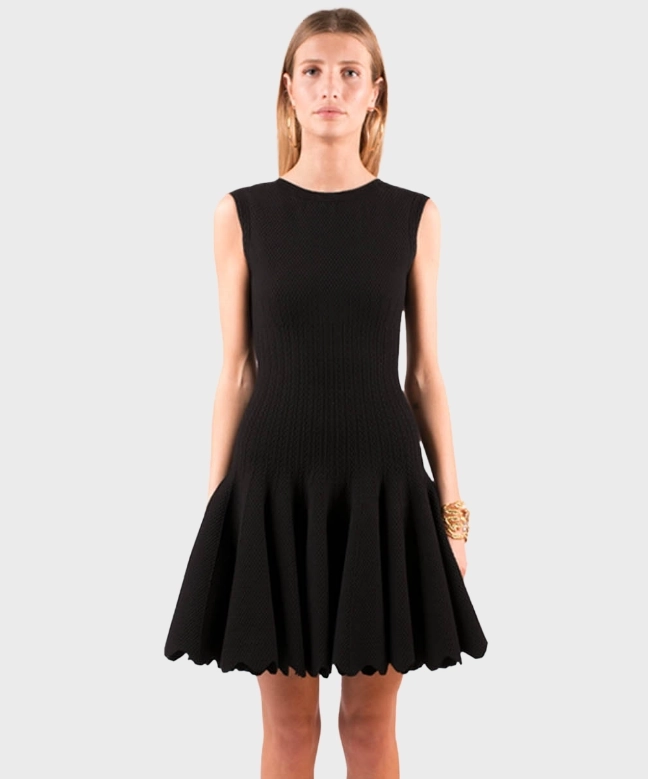 Location Robe de soirée Alaïa Corolle Noire 3