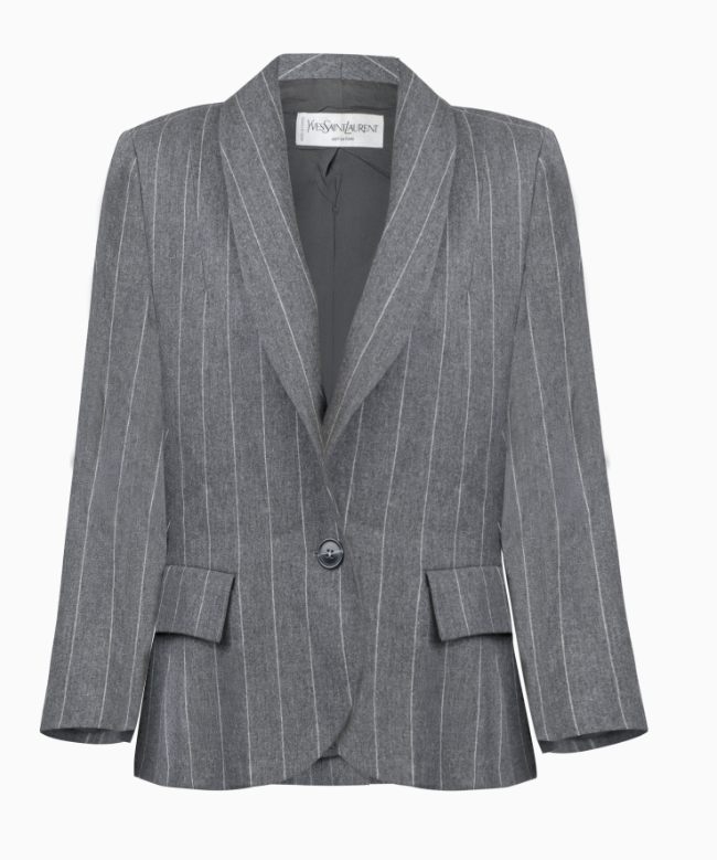 Location et Achat veste Yves Saint Laurent, modèle Grey Patrimoine 1