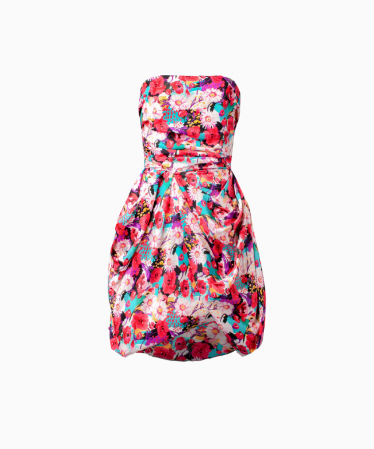 Location Robe de soirée Ungaro,  modèle Bustier Boule Fleurie 2