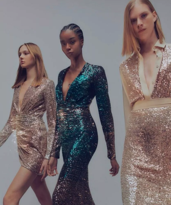 Location & Achat Robe de soirée Elie Saab, modèle Sequins Pink 4