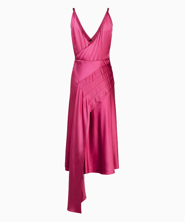 Location Robe de soirée Marc Jacobs, modèle Soie Framboise. 2