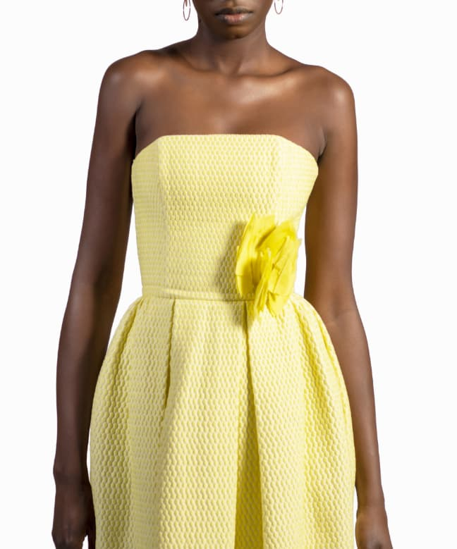 Location Robe de soirée Paule Ka Bustier Gauffre 4