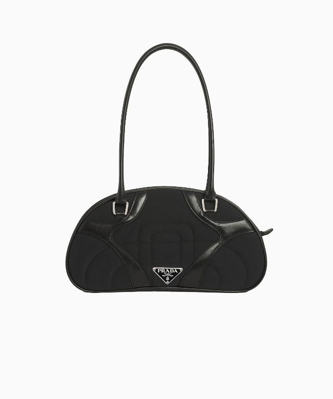 Achat Sac Prada, modèle Bowling Nylon Noir 1