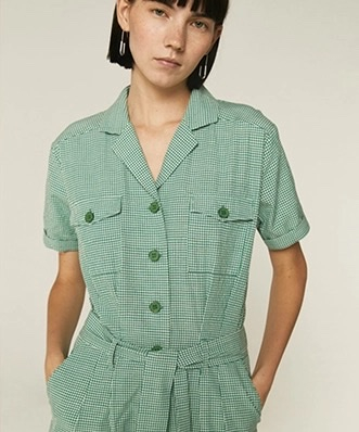 Location Combinaison  Compania Fantastica Vichy Verte 5