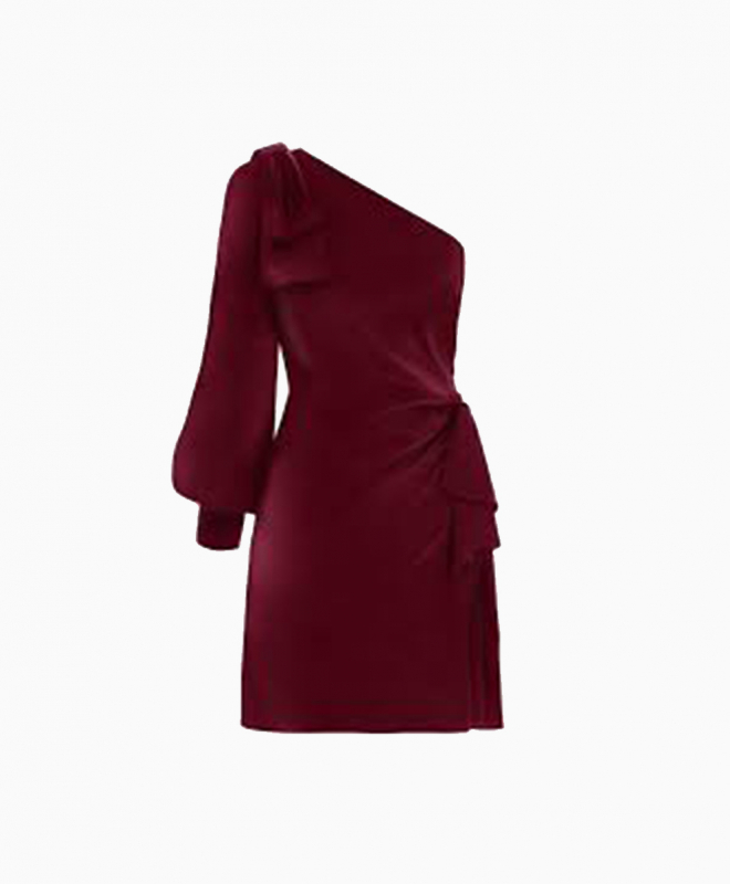 Location Robe de soirée Zimmermann Maples Bow Burgundy 2