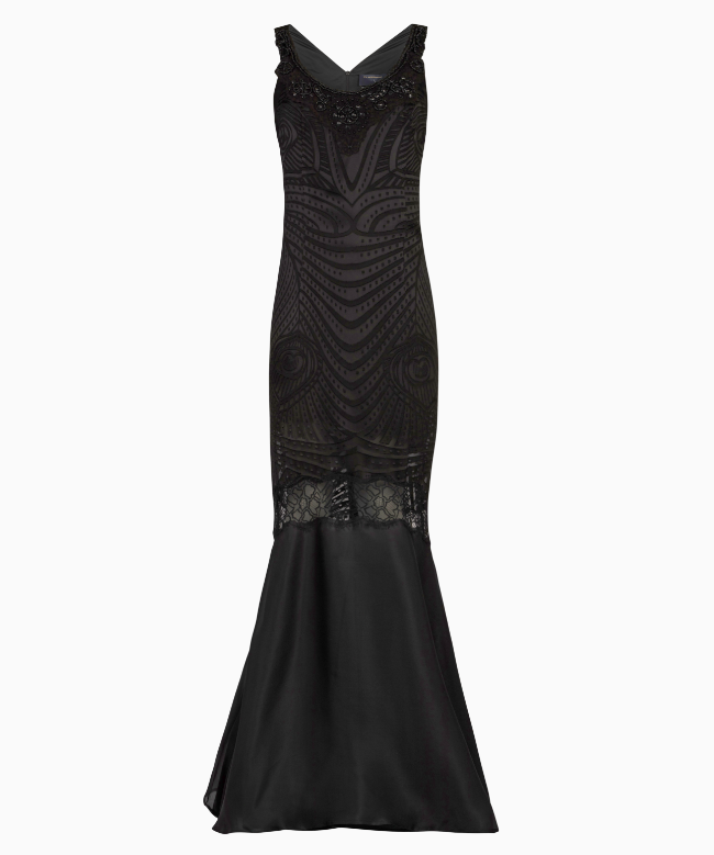 Location Robe de soirée Roberto Cavalli, modèle Black Siren Lace 1