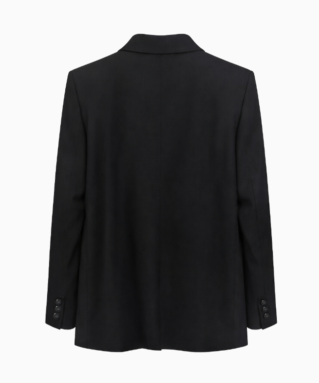 Location et Achat Ensemble Yves Saint Laurent, modèle Blazer noir classique structuré FW2000 3