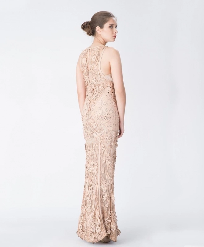 Location Robe de soirée Roberto Cavalli, modèle Nude Dentelle V 5