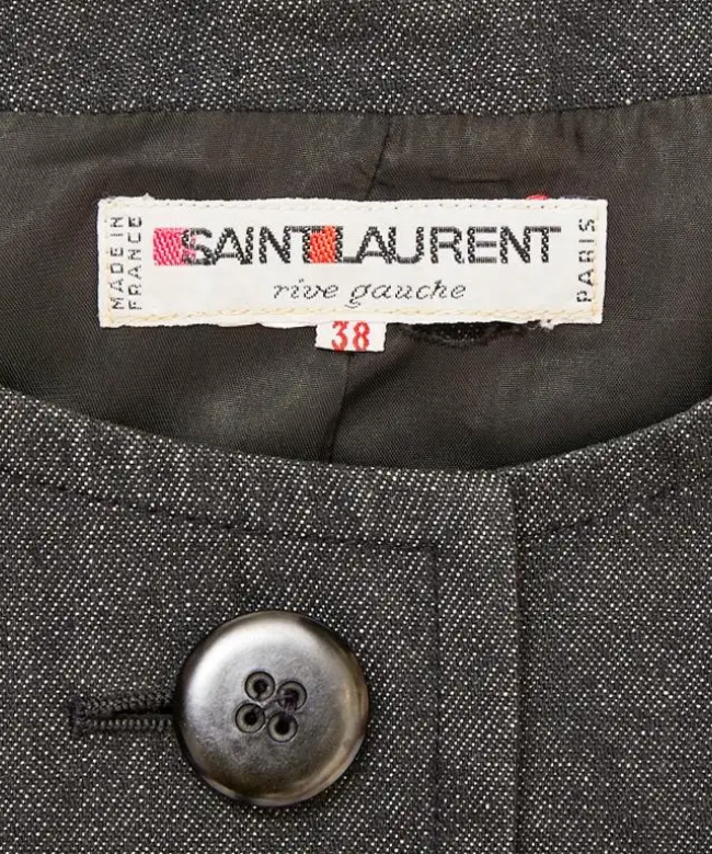 Achat Veste Yves Saint Laurent, modèle Grey Mode 3