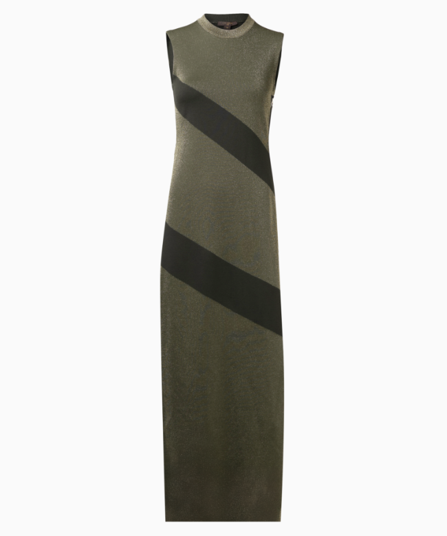 Location et Achat Robe Louis Vuitton, modèle Maille Kaki Resort 2016 1