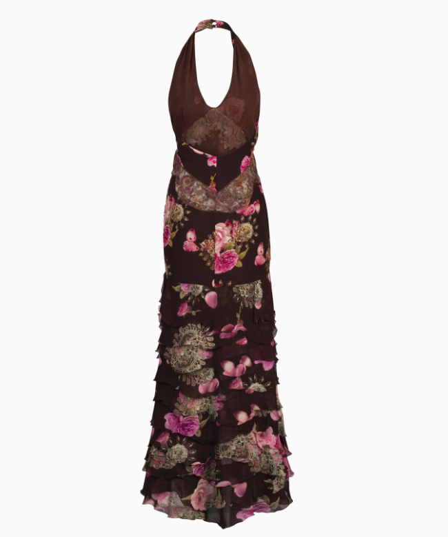 Location Robe de soirée Ungaro, modèle Purple Bloom 3