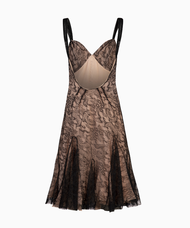 Location Robe de soirée John Galliano, modèle lace nude 3