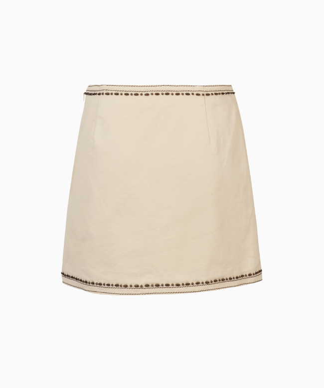 Achat Jupe Prada, modèle Fleurs Brodées 2