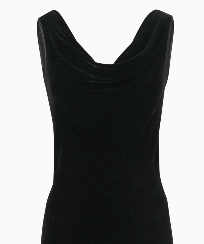 Location & Achat Robe Vintage, modèle Velours Noir 2